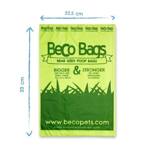 Beco Pets Mint Scented Poop Bags - Image 2