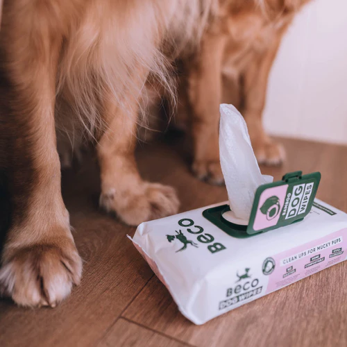 Beco Bamboo Coconut Scented Dog Wipes - Image 2