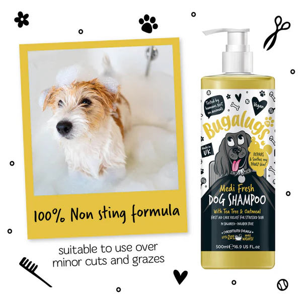 Bugalugs Medi Fresh Dog Shampoo - 500ML - Image 4